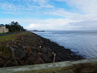 Outfall view from dock