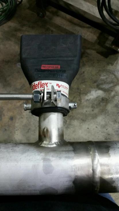 Tideflex valve closeup