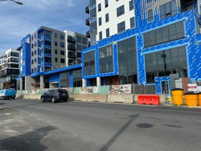 Revere Beach property, mid-construction