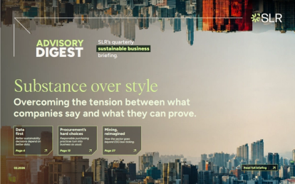 Substance over style | SLR Advisory Digest cover