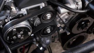 Inside of car engine