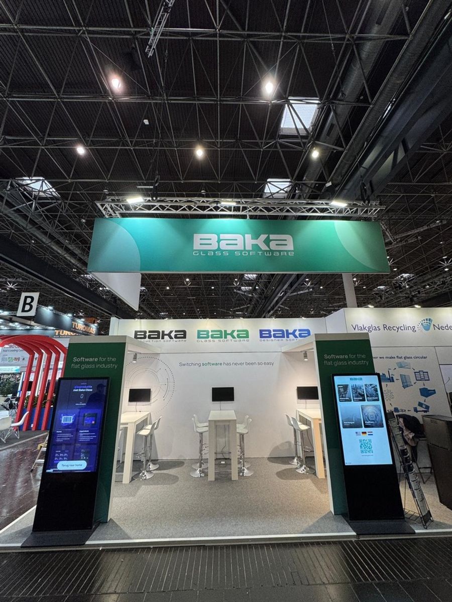 Baka Glass stand en Glasstec 2024