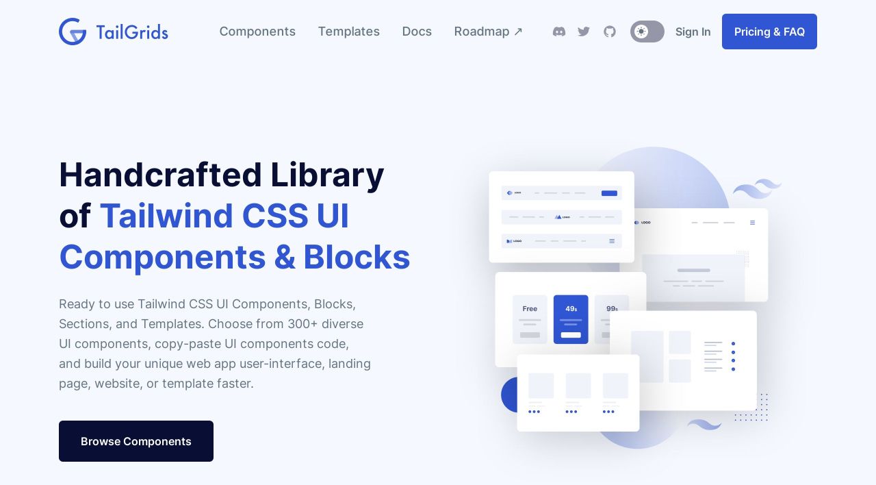 Best Free Tailwind CSS Component Libraries and UI Kits 2024