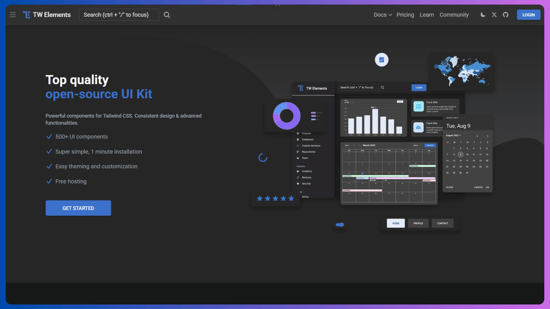 21+ Best Free Tailwind CSS Component Libraries & UI Kits - 2025