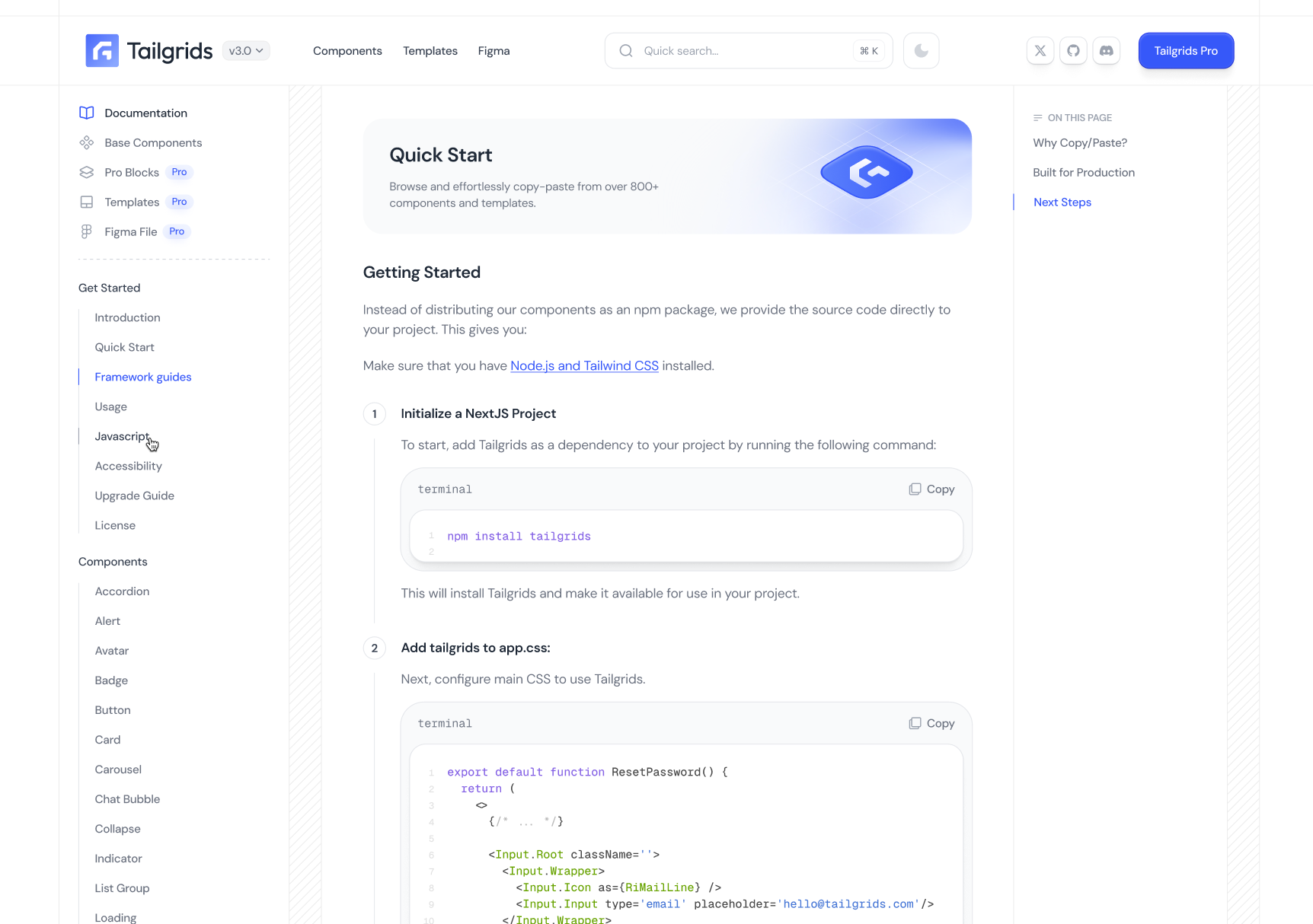 TailGrids 3.0: The Next Chapter of Developer Experience
