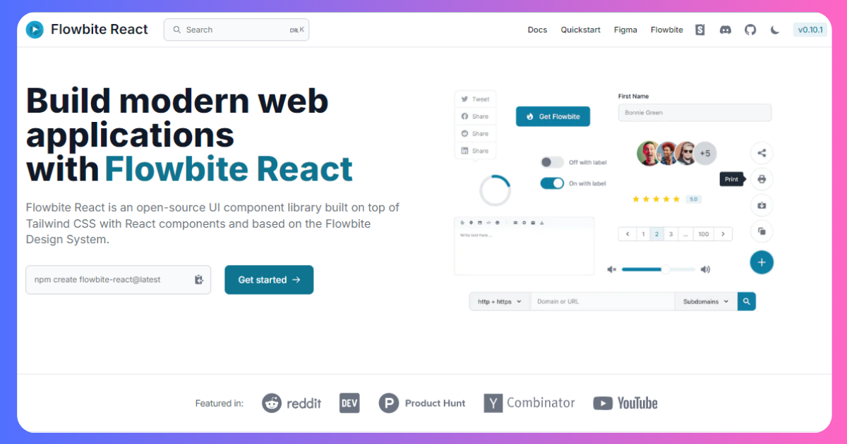 10+ Best React Component Library for 2024