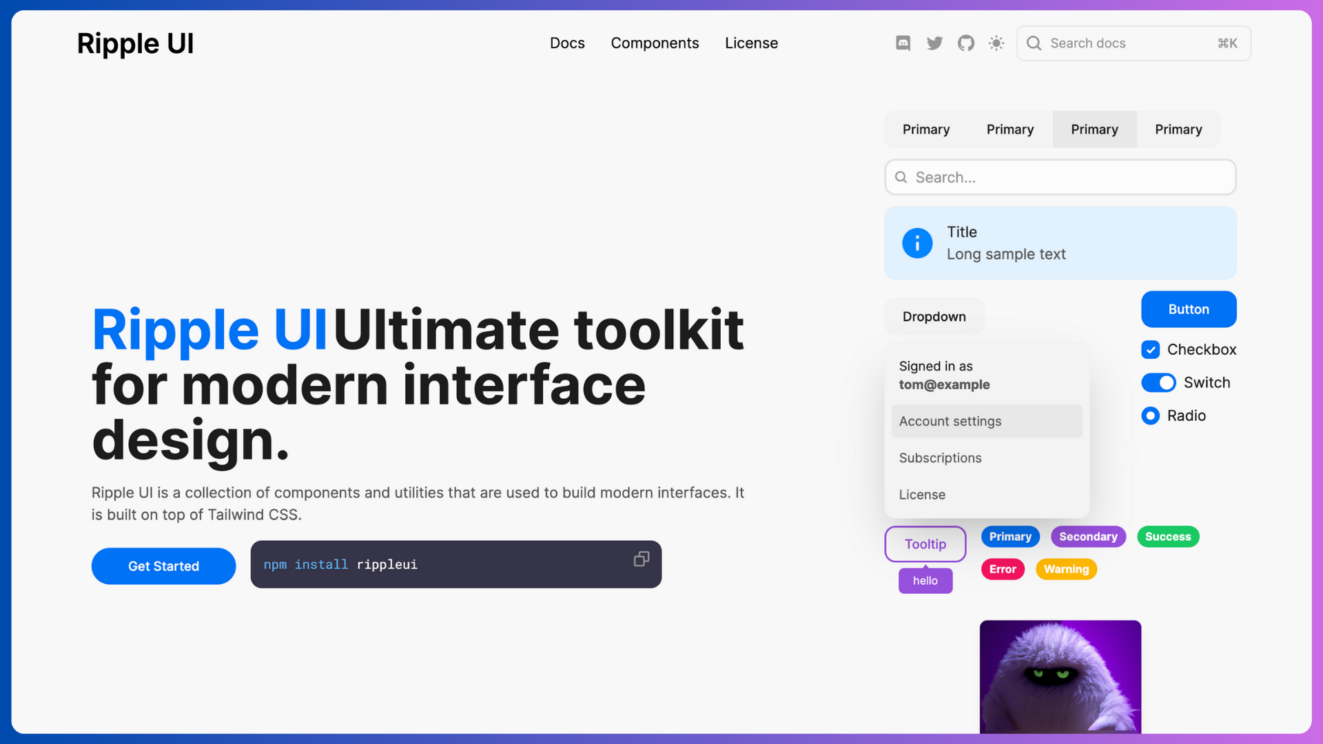 21+ Best Free Tailwind CSS Component Libraries & UI Kits - 2025