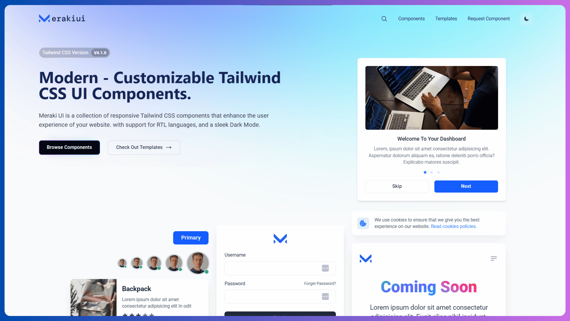 21+ Best Free Tailwind CSS Component Libraries & UI Kits - 2025