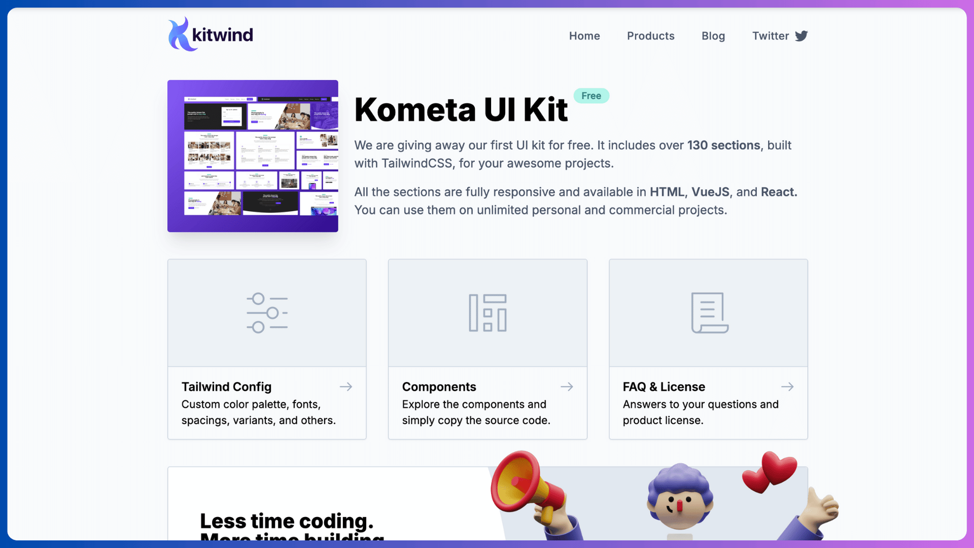 21+ Best Free Tailwind CSS Component Libraries & UI Kits - 2025