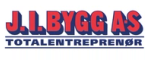 a logo for j.i. bygg as totalentreprenør