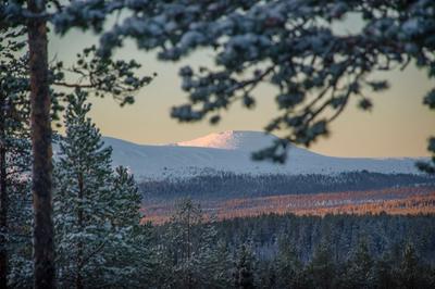 View towards the mountain Städjan