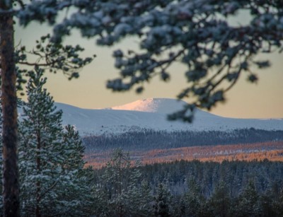 View towards the mountain Städjan