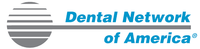 a logo for the dental network of america