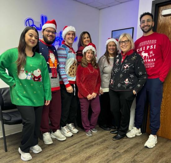 Christmas staff - Summit Family & Cosmetic Dentistry Summit NJ