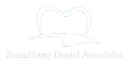branchburg dental associates logo on a black background