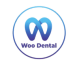 Woo Dental logo with a blue-to-purple gradient W-shaped tooth icon and text "Woo Dental".