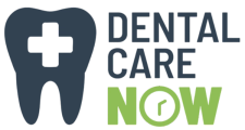 a sign that says dental care now with a tooth