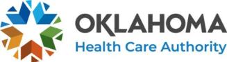 a logo for the oklahoma health care authority