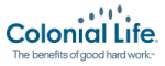 a logo for colonial life that says the benefits of good hardwork