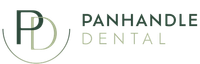 panhandle dental logo on a black background