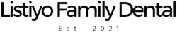 a black and white logo for a dental office .