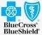 a blue cross and blue shield logo on a white background .