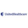 the united healthcare logo is blue and white on a white background .