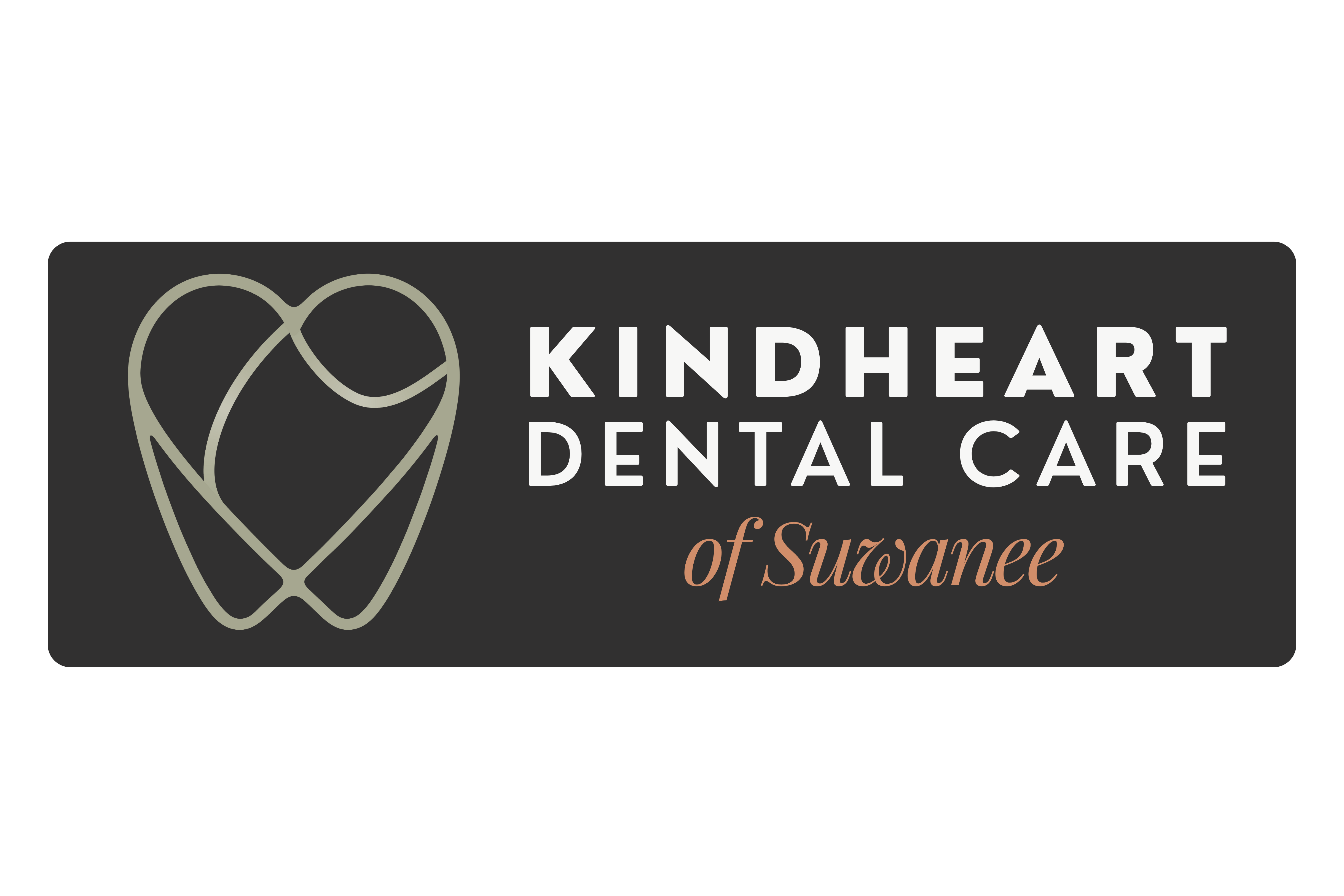 a sign for kindheart dental care of suwanee