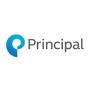 the principal logo has a blue circle in the middle of it .