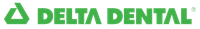a delta dental logo is displayed on a black background