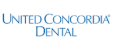 united concordia dental logo on a black background