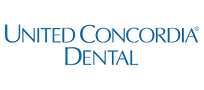 united concordia dental logo on a black background