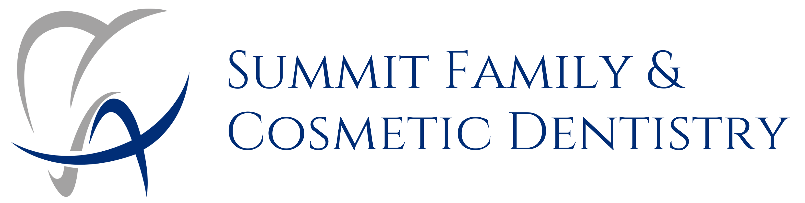 a logo for summit family & cosmetic dentistry