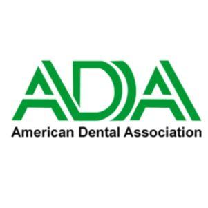 American Dental Association (ADA) logo.