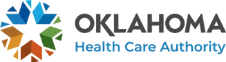 a logo for the oklahoma health care authority
