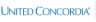 the word concordia is written in blue on a black background