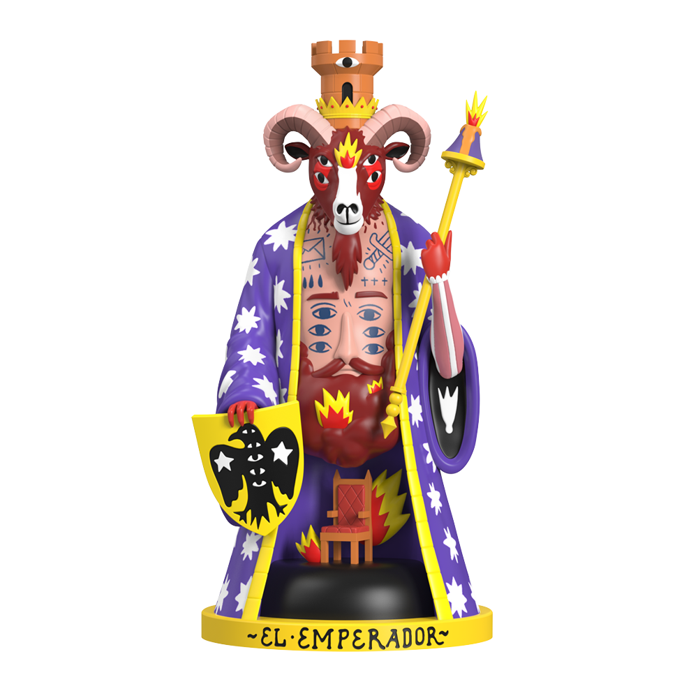 El Emperador MightyJaxx バフォメット ミッドサマーカルト El Emperador by Ricardo Cavolo | Mighty Jaxx