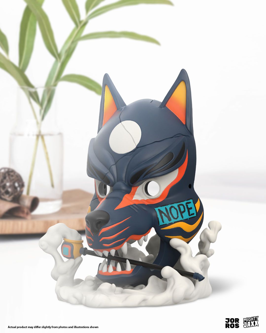 Kitsune Mask (Kurayami Edition) by Jor. Ros | Mighty Jaxx