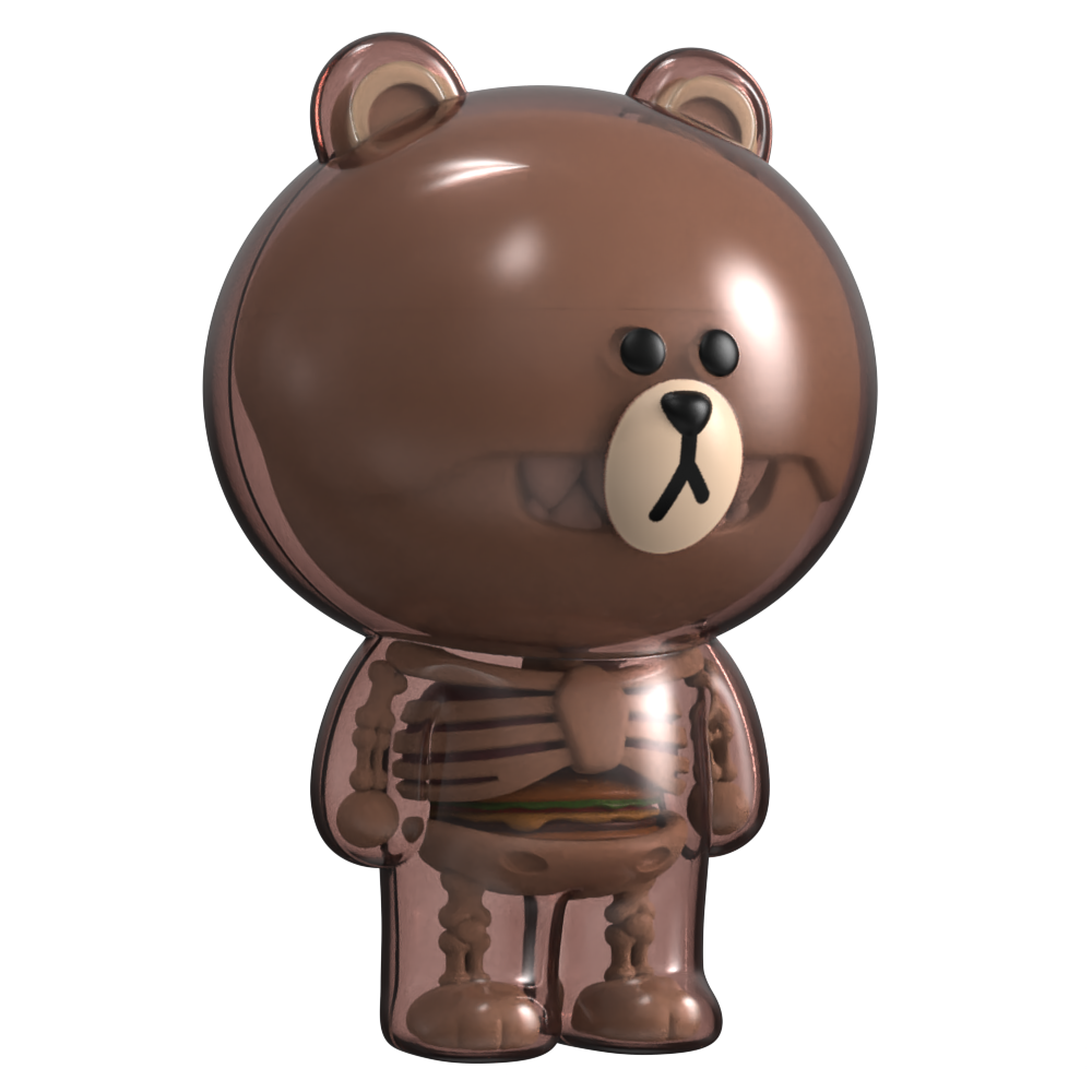 LINE FRIENDS brown series