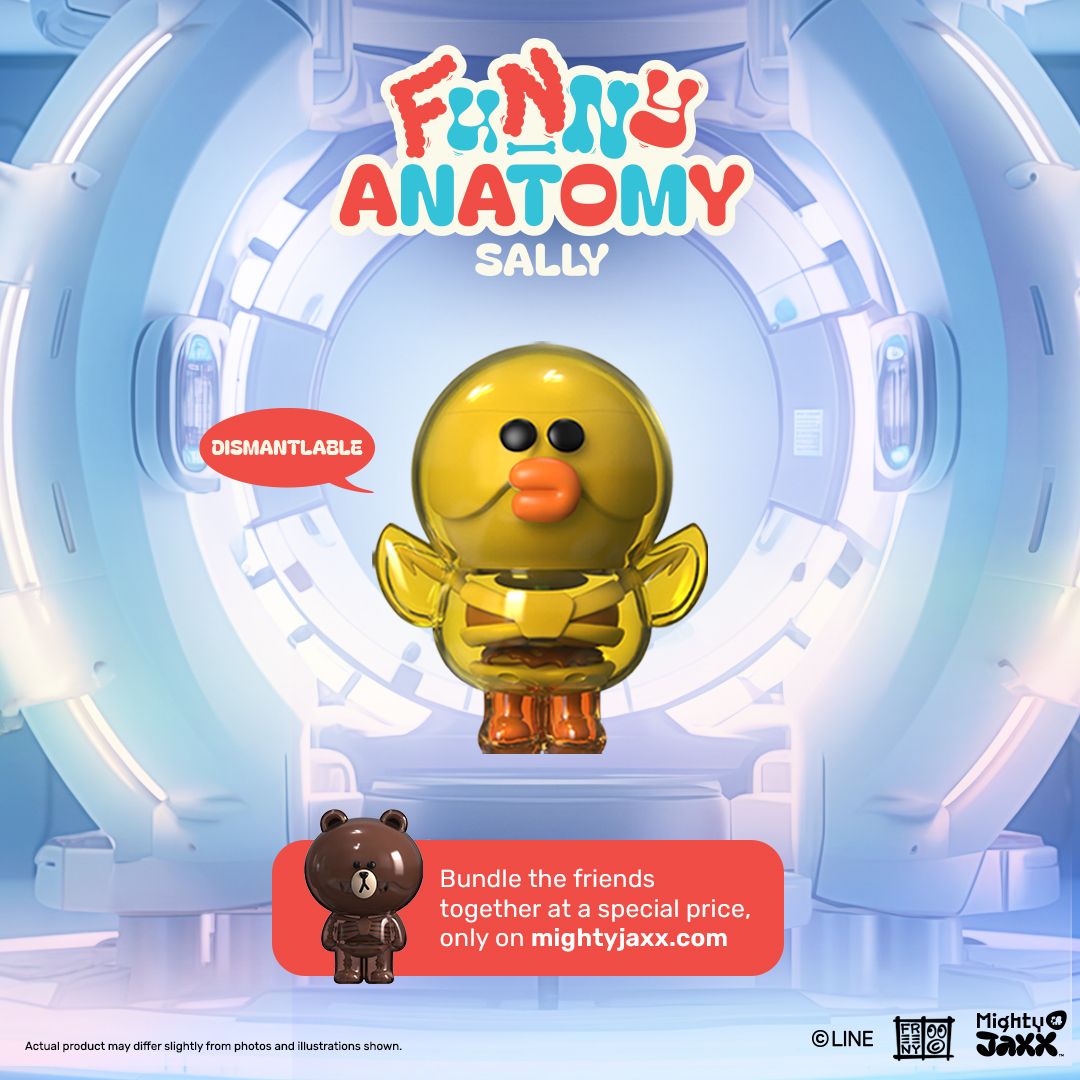 Funny Anatomy LINE Friends Sally