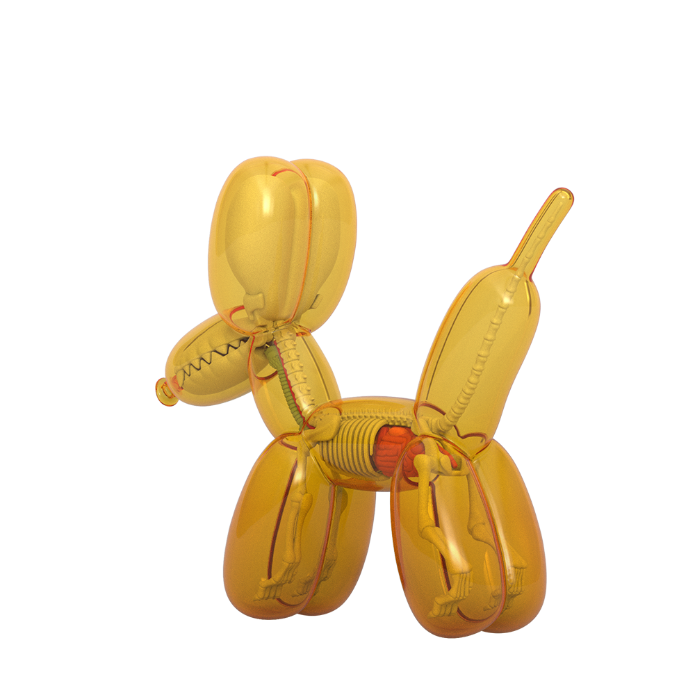 Funny Anatomy Balloon Dog (Honey Edition) | Mighty Jaxx