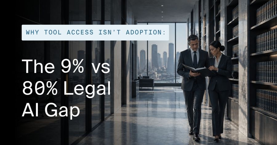 Legal AI Adoption: Why Tool Access Isn’t Enough
