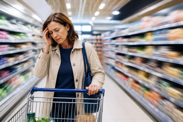 Svimmel i butikker, på skjerm eller blant mange mennesker?