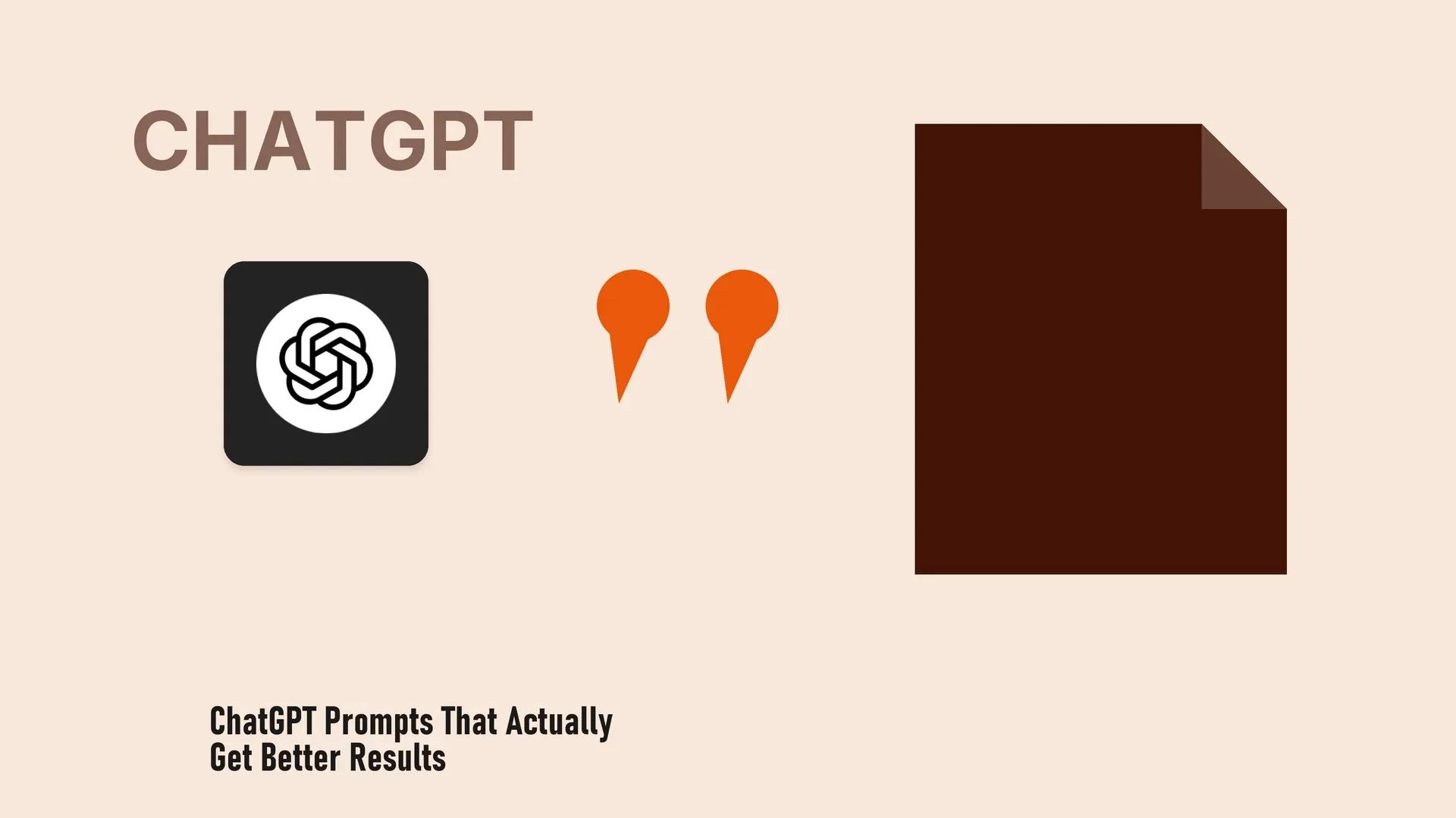 ChatGPT Prompts That Actually Get Better Results in 2026