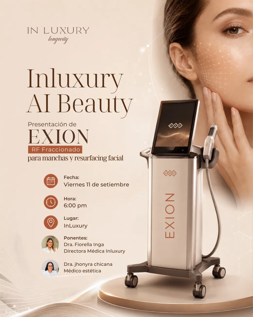 Evento nueva maquina exion 