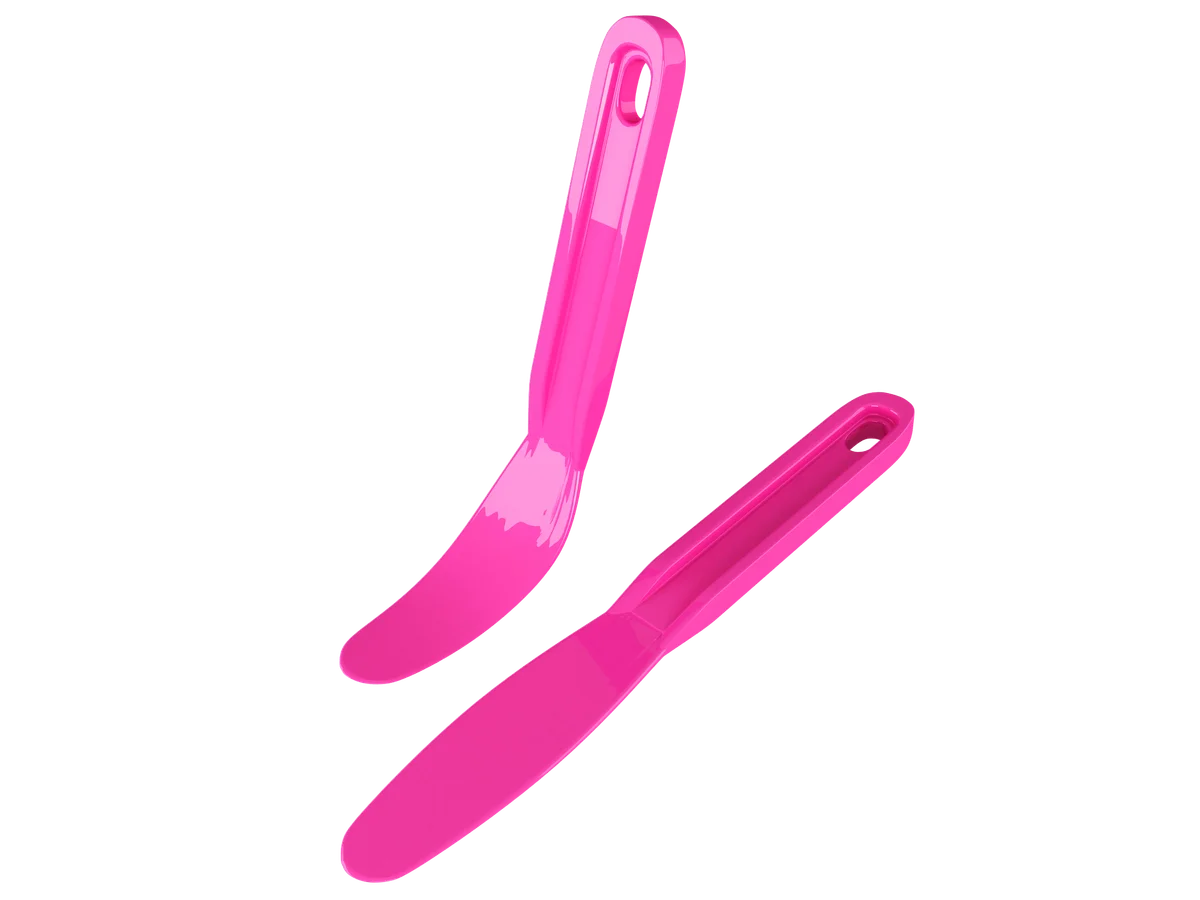 Espátula Plástica Rosa