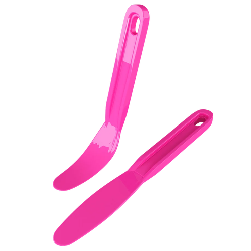 Espátula Plástica Rosa