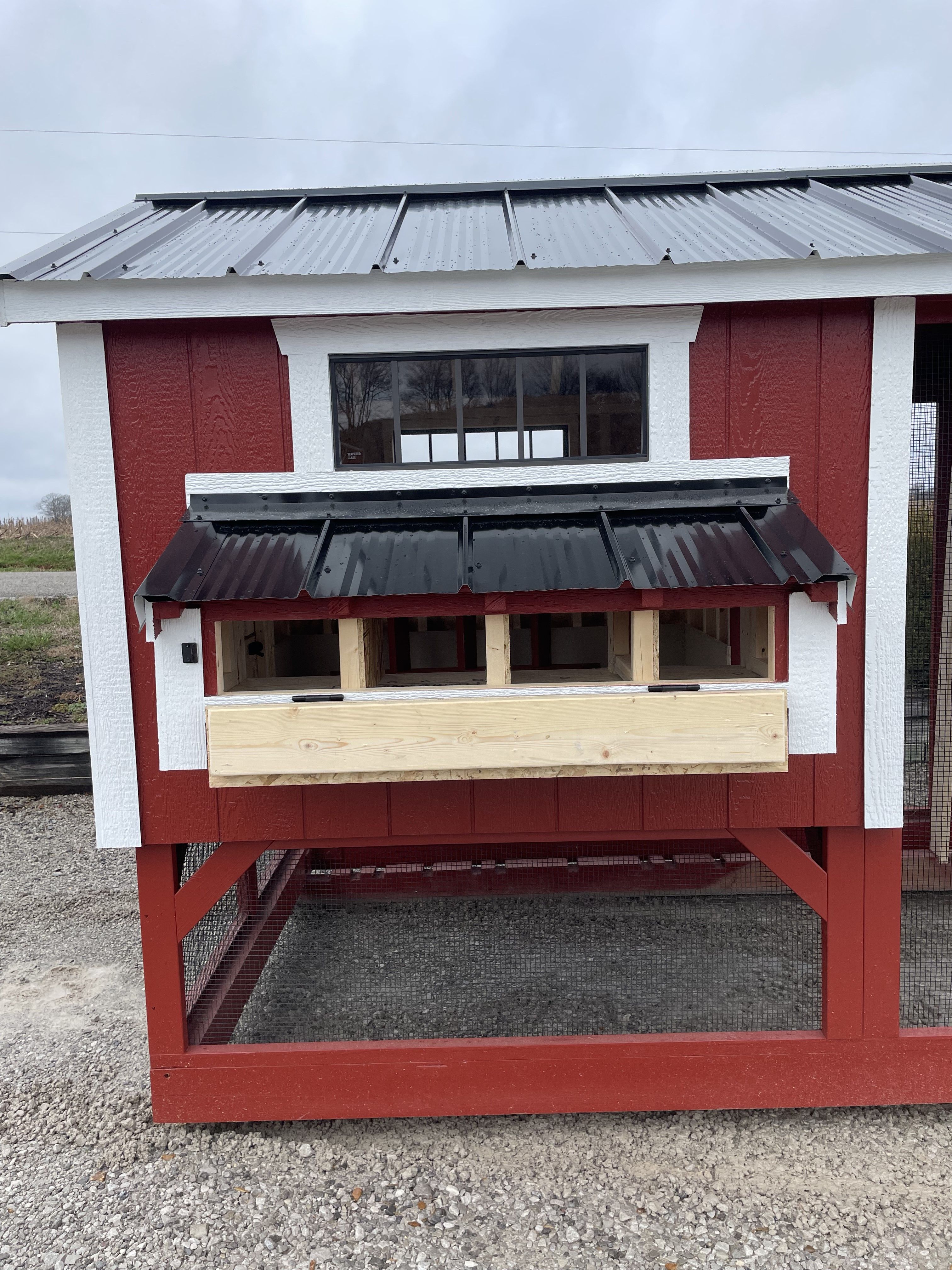 Chicken Coop Country Barn Construction Premium Portable Shed