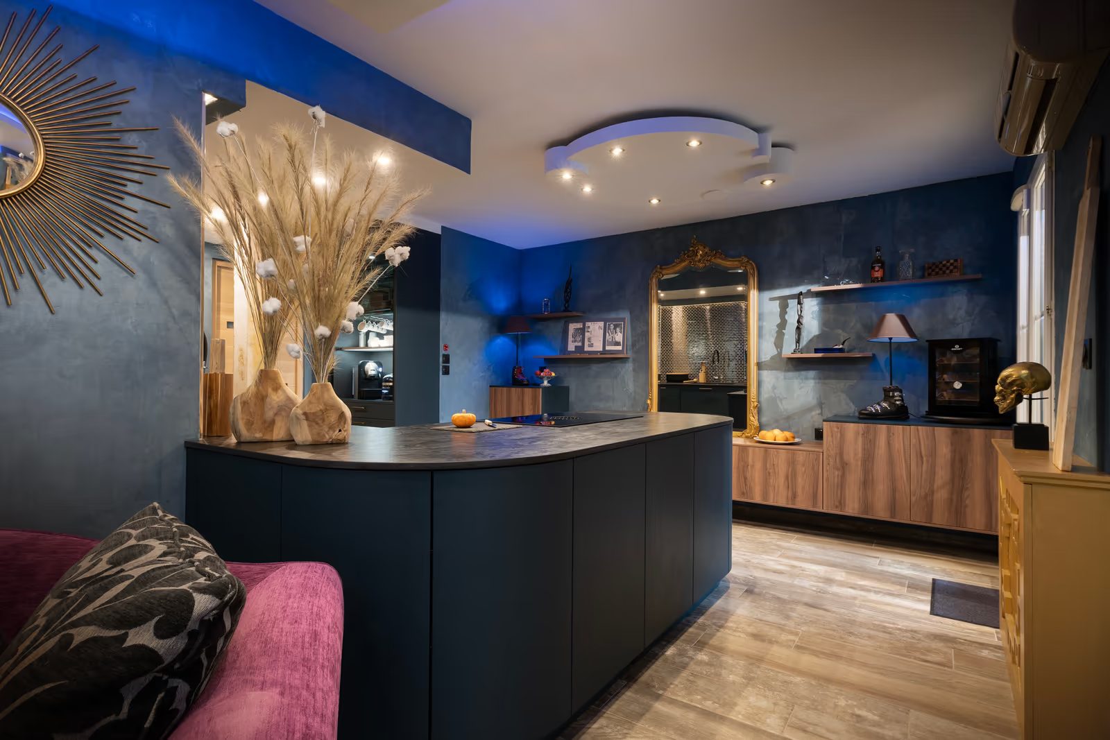 Cuisine sur-mesure baroque — réalisation Dec Home Agencement