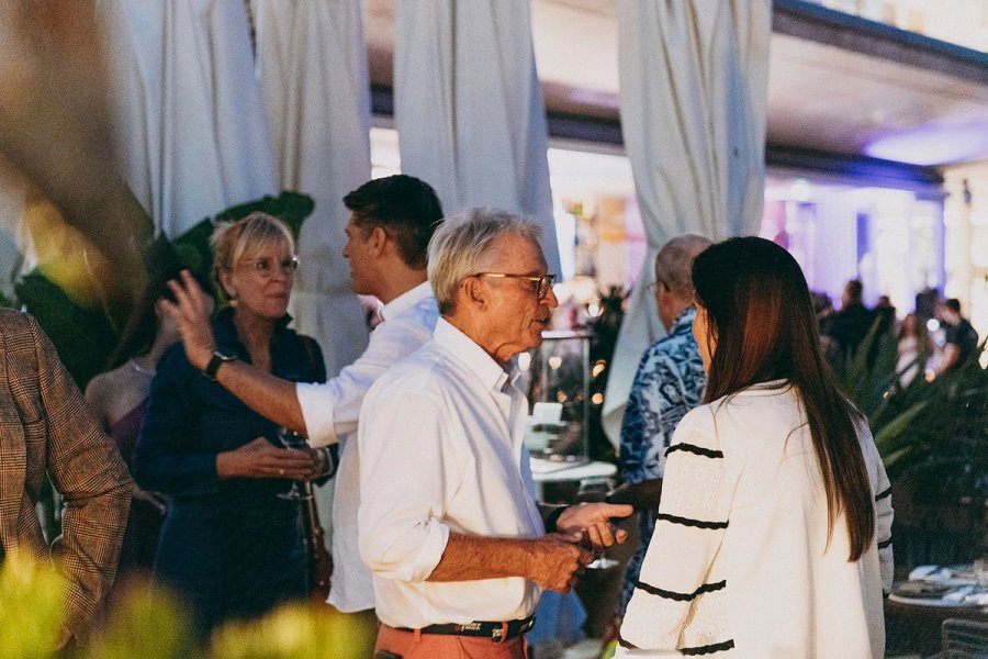 Evening reception at the Monaco Yacht Show